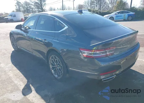 2021 Genesis G80 3.5T Rwd from USA, damaged, VIN KMTGC4SD7MU041576